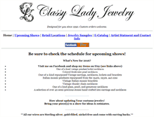 Tablet Screenshot of classyladyjewelry.net